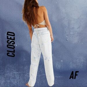 FREE PEOPLE BY CLOSED ANNI HIGH RISE JEANS NEW NWT SIZE 28